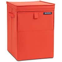 Brabantia 109362 - Caja apilable para la Colada- Color roja